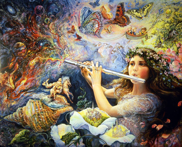 The Enchanted Flute image by Josephine Wall