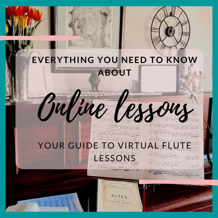 online flute lessons: guide to virtual lessons set up and free consultation lesson. What you can learn in an online flute lesson